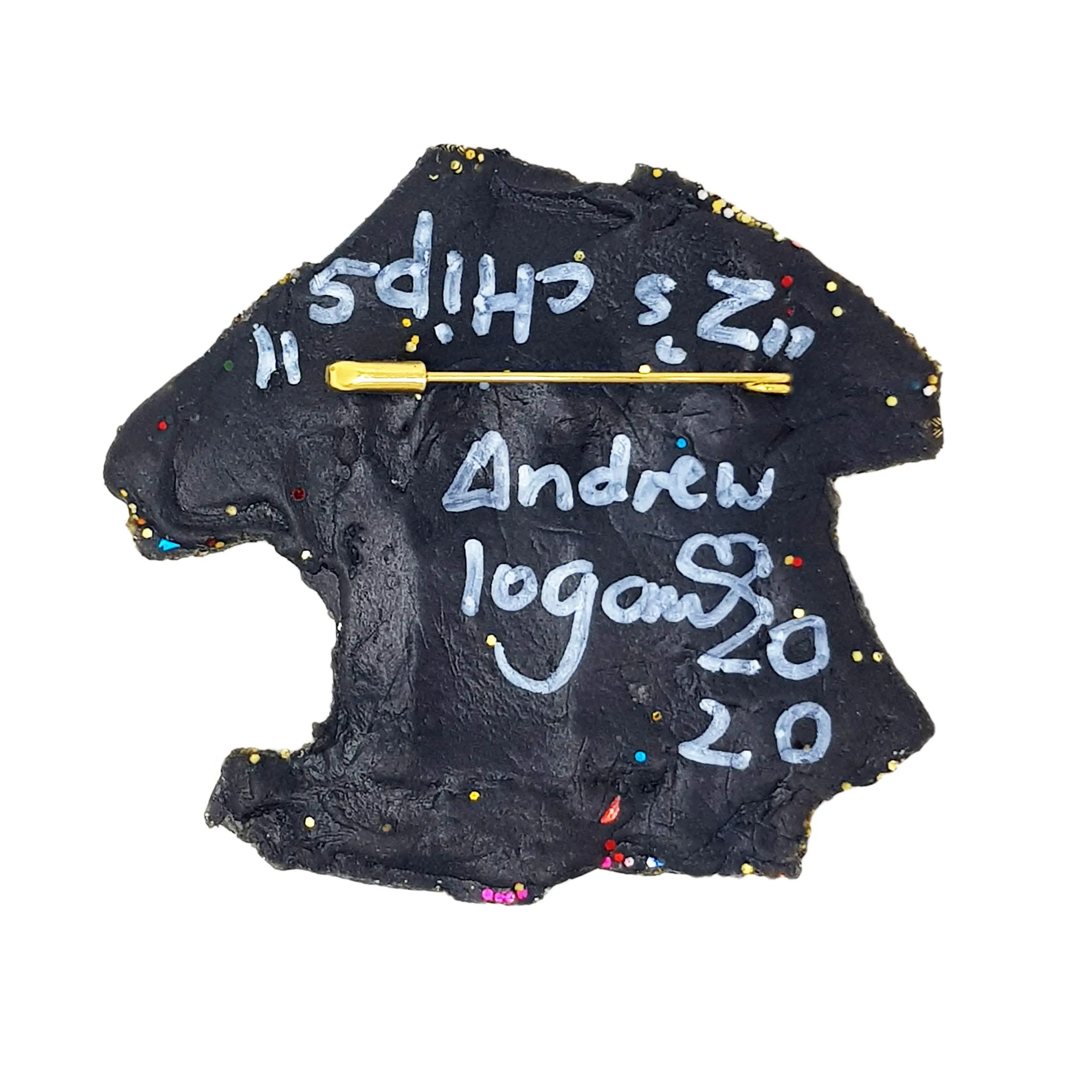 GOLDEN CHIPS BROOCH - Z's CHIPS