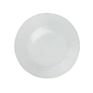 Golden Opal Harena Plain White Dinner Serving Plate 26cm (Set of 6)