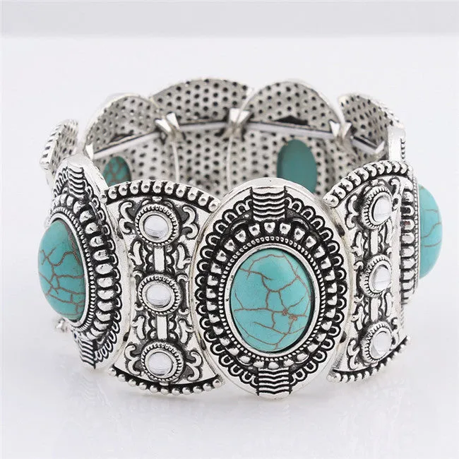 Gypsy Wanderer Turquoise Bracelet