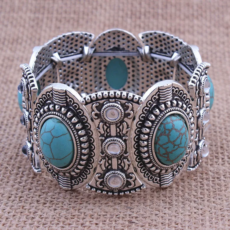 Gypsy Wanderer Turquoise Bracelet