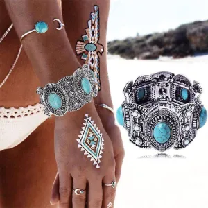Gypsy Wanderer Turquoise Bracelet
