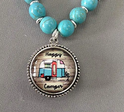HAPPY CAMPER BUBBLE CHARM BRACELET