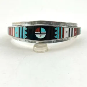 Inlay With Sunface<br>By Ernest Benally