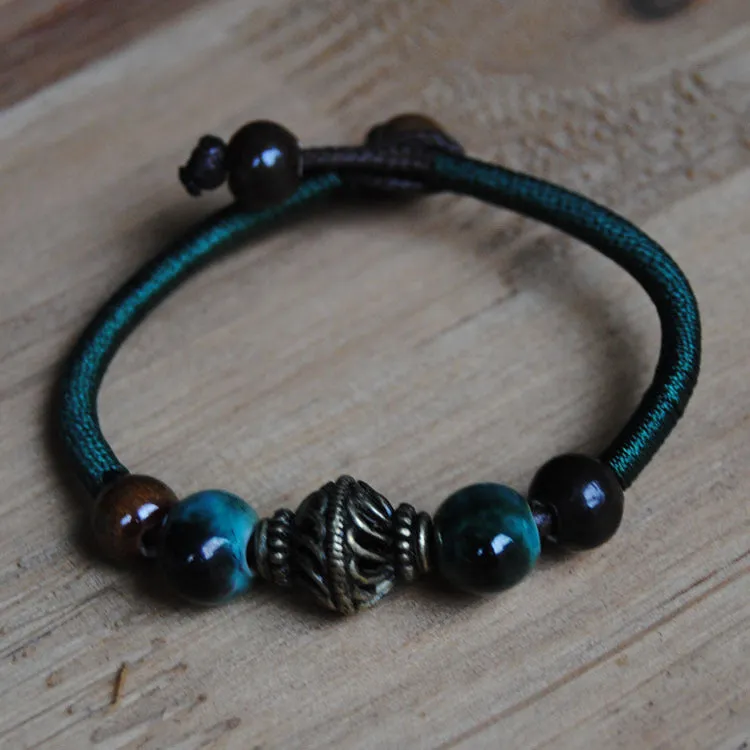 Jingdezhen Ceramic Jewelry Sen Ms. Ceramic Wind Small Fresh Couple Creative Bracelet