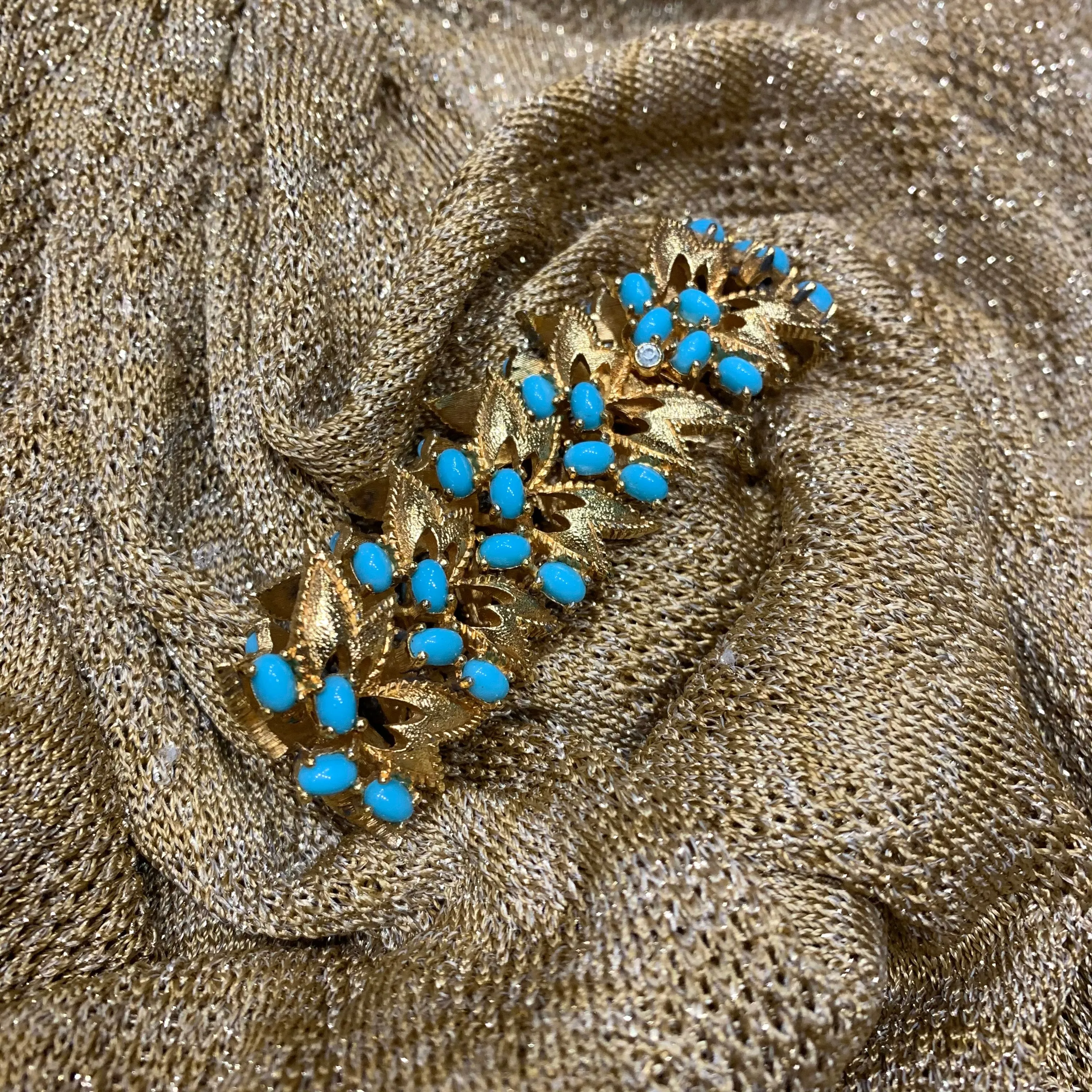 Jomaz Turquoise Gold Vintage bracelet