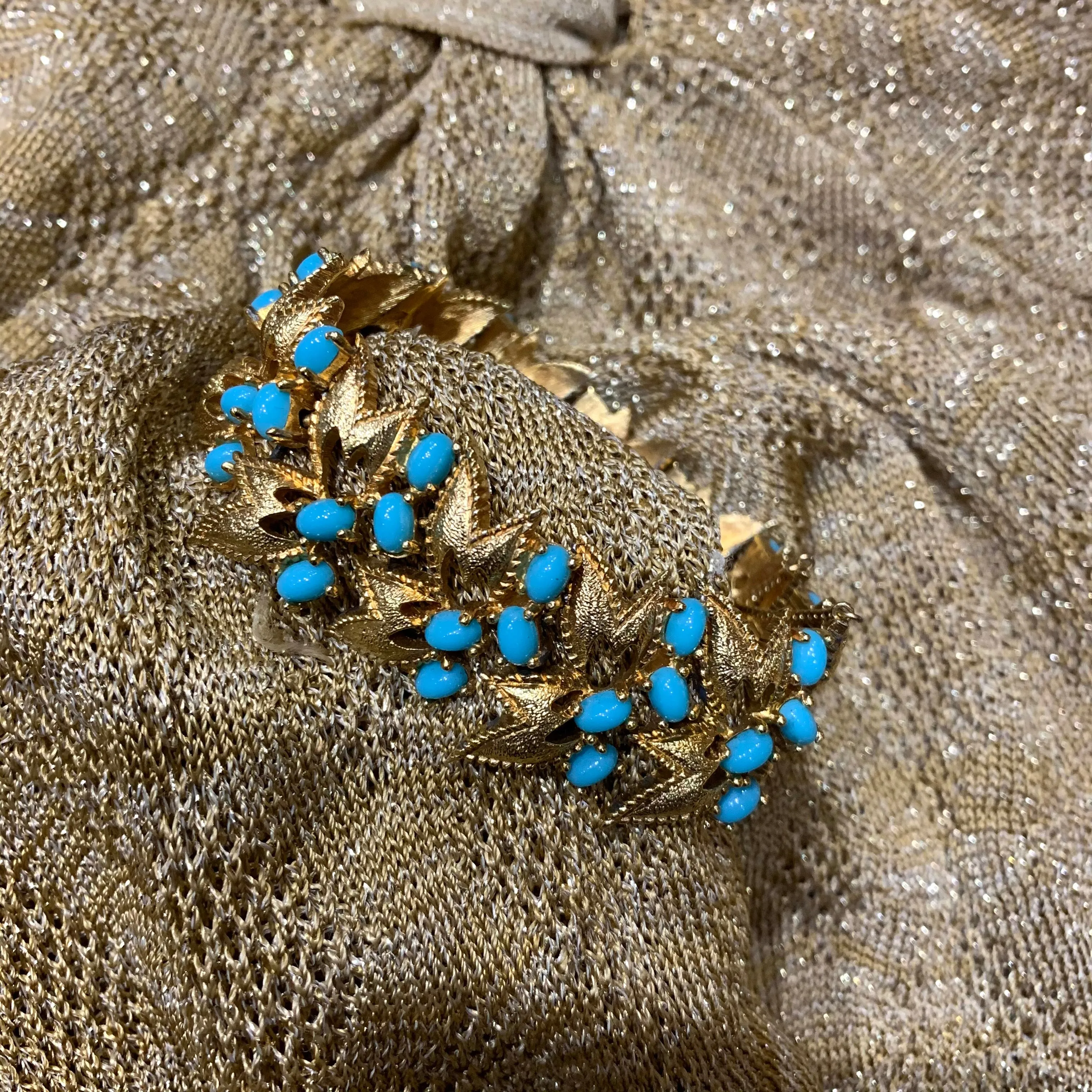 Jomaz Turquoise Gold Vintage bracelet