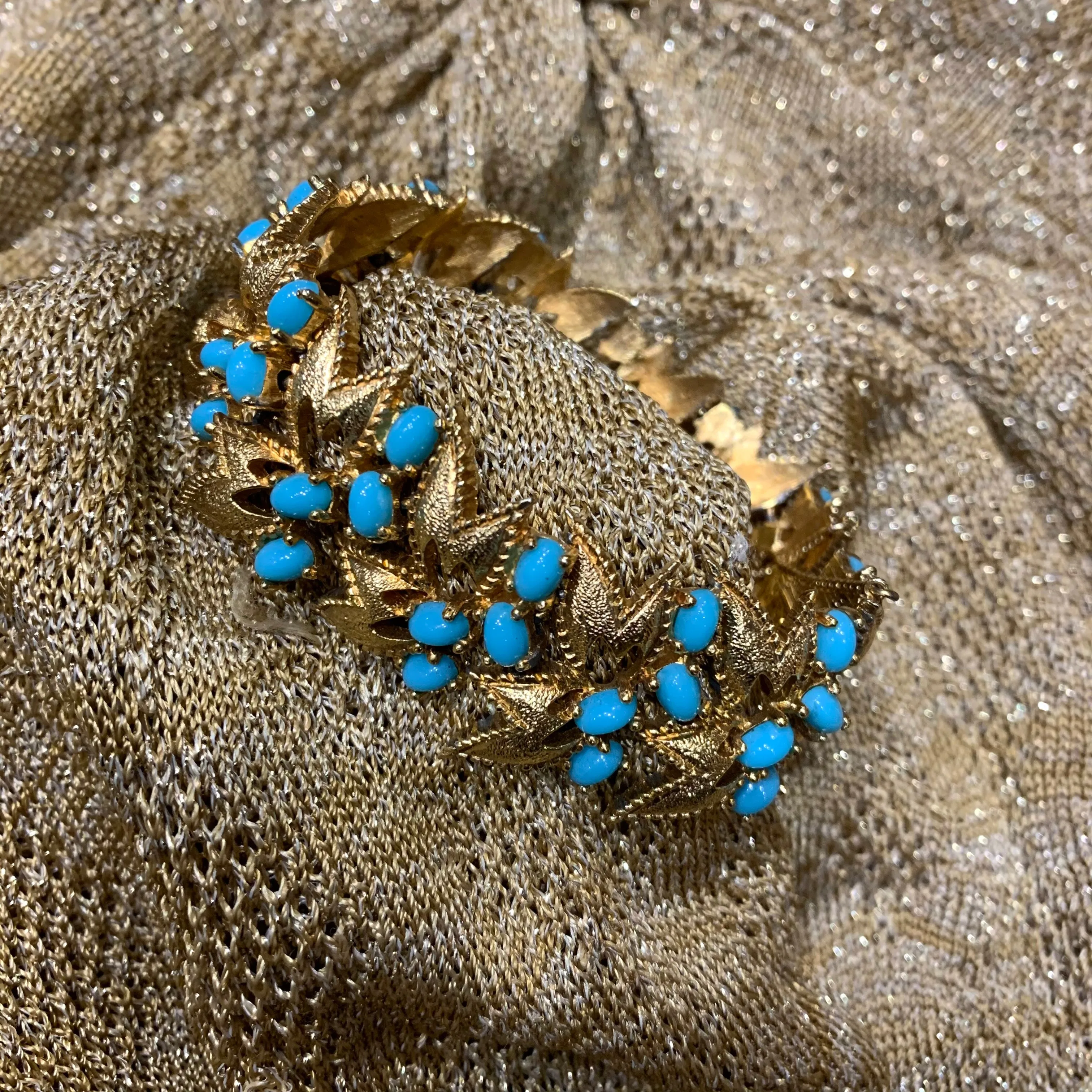 Jomaz Turquoise Gold Vintage bracelet
