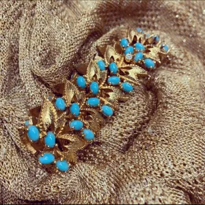Jomaz Turquoise Gold Vintage bracelet