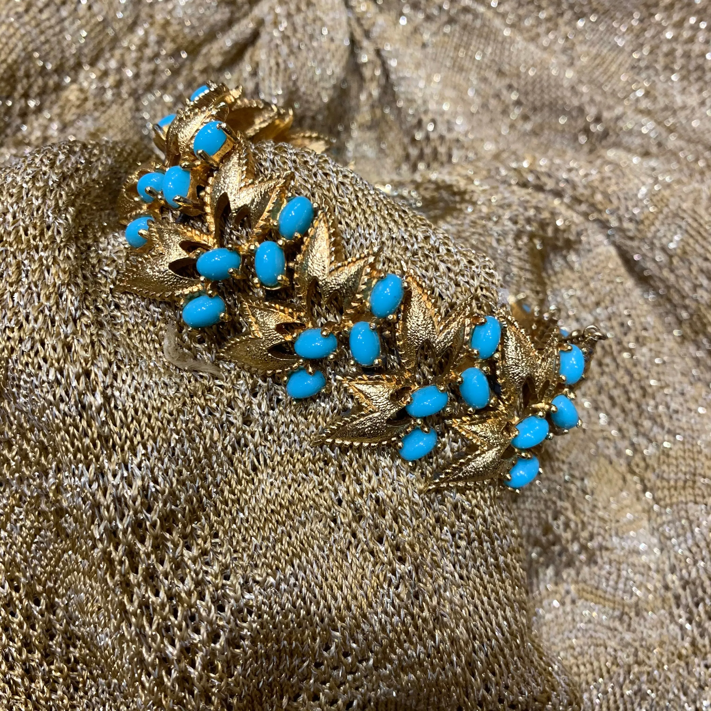 Jomaz Turquoise Gold Vintage bracelet
