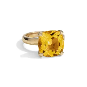 Kara Ring, Citrine, Gold