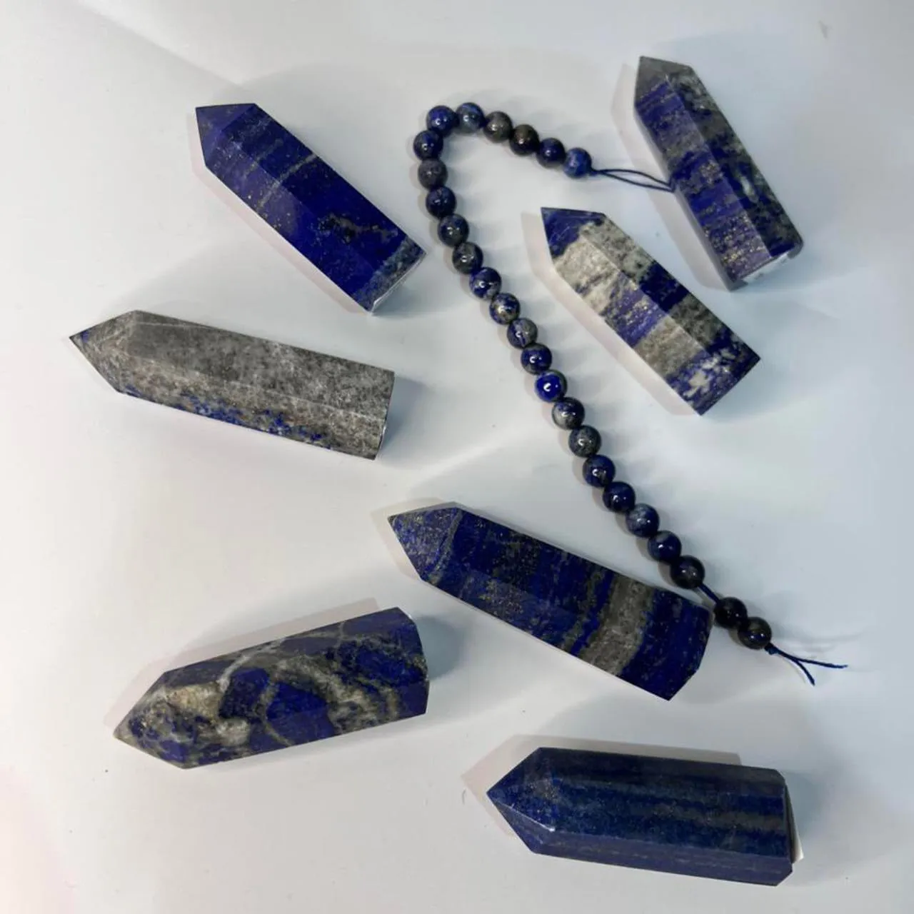 Lapis Lazuli Tower Point Crystal Generator