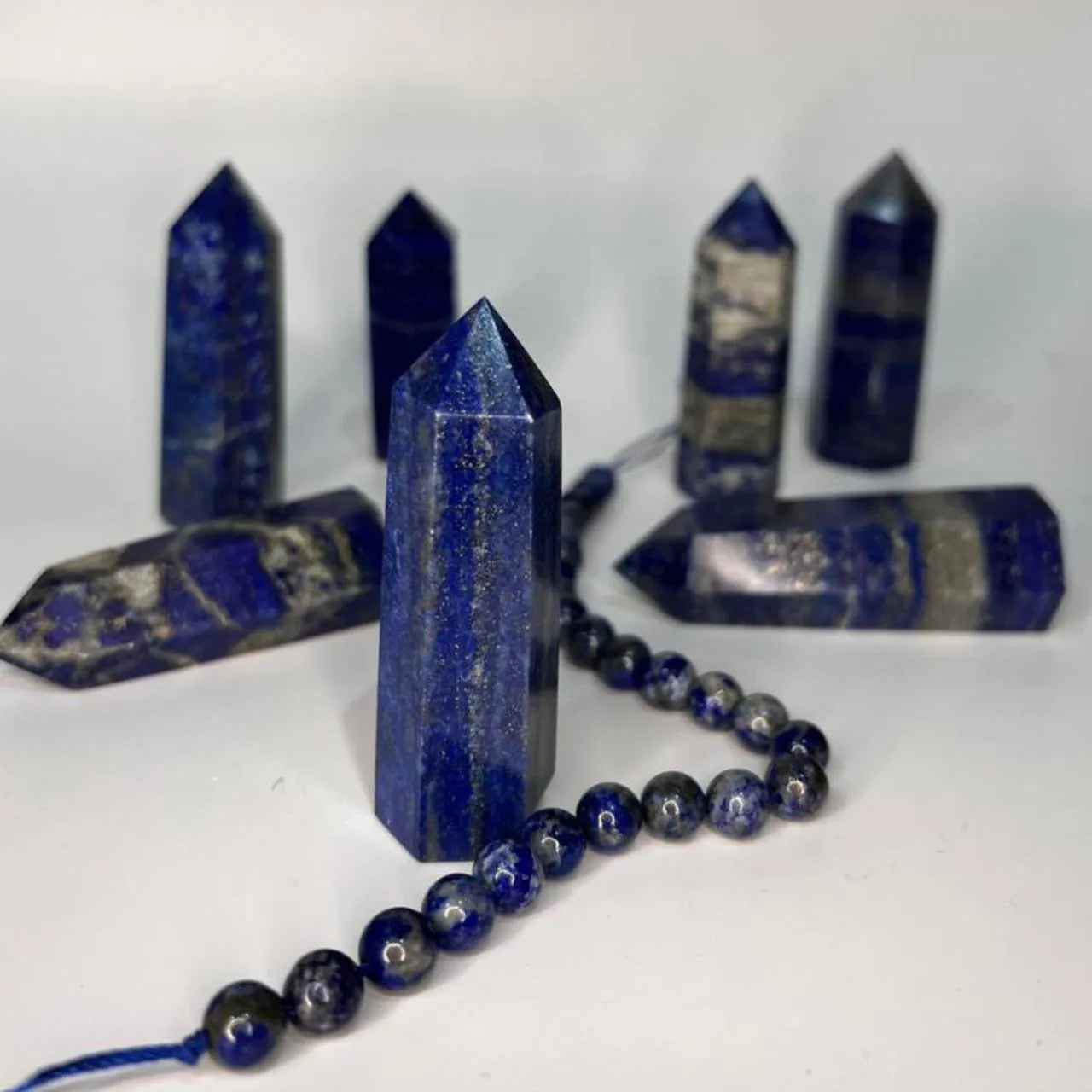 Lapis Lazuli Tower Point Crystal Generator
