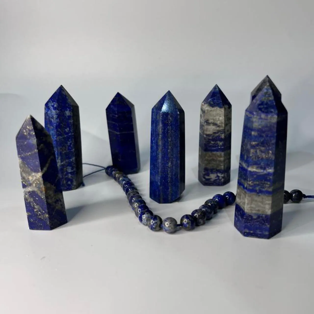 Lapis Lazuli Tower Point Crystal Generator