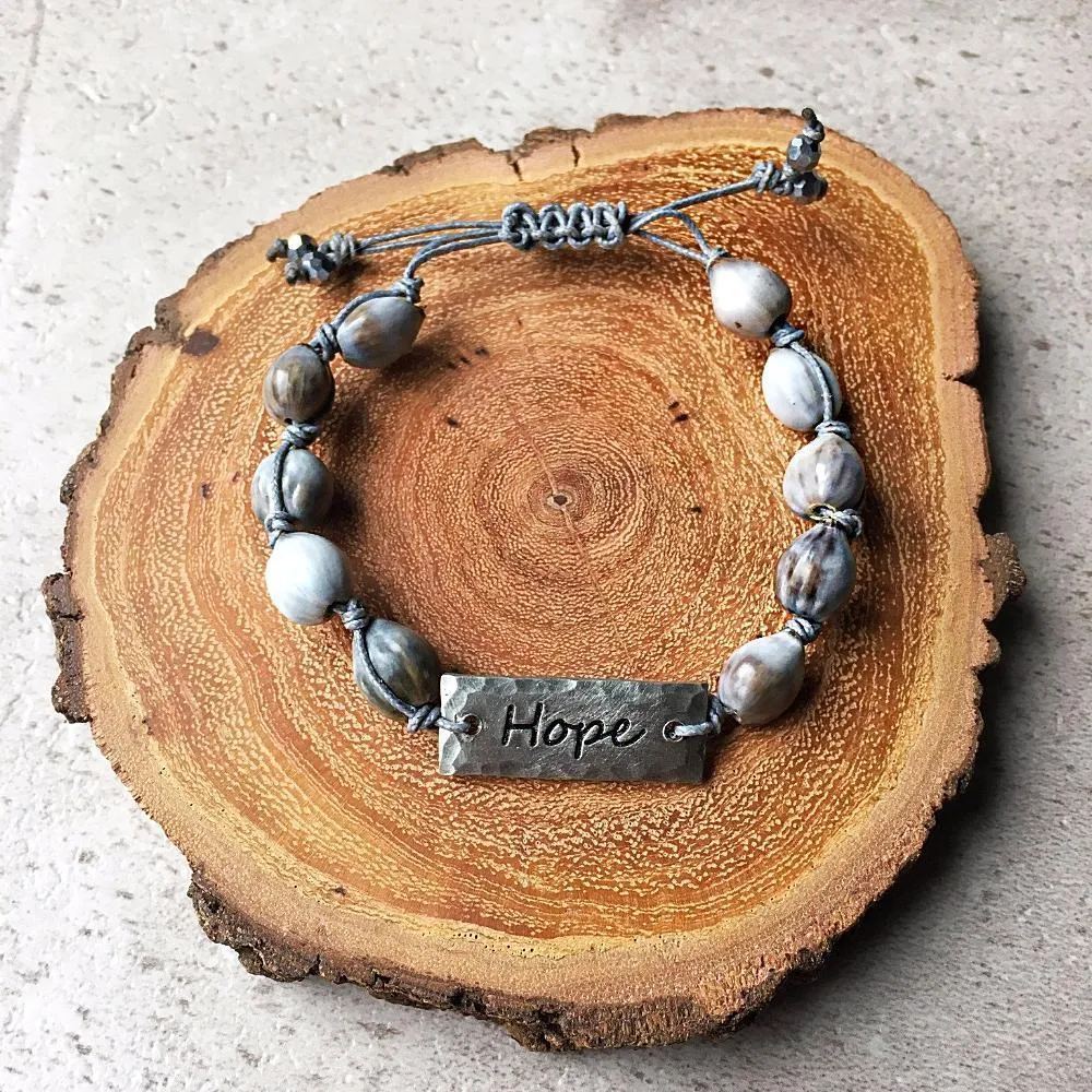 Lucky Seed™ Word Bracelet