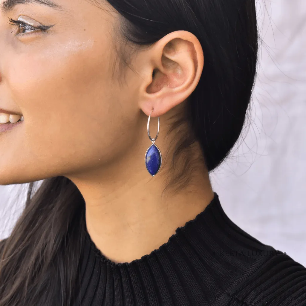 Marquise Swank - Lapis Lazuli Earrings