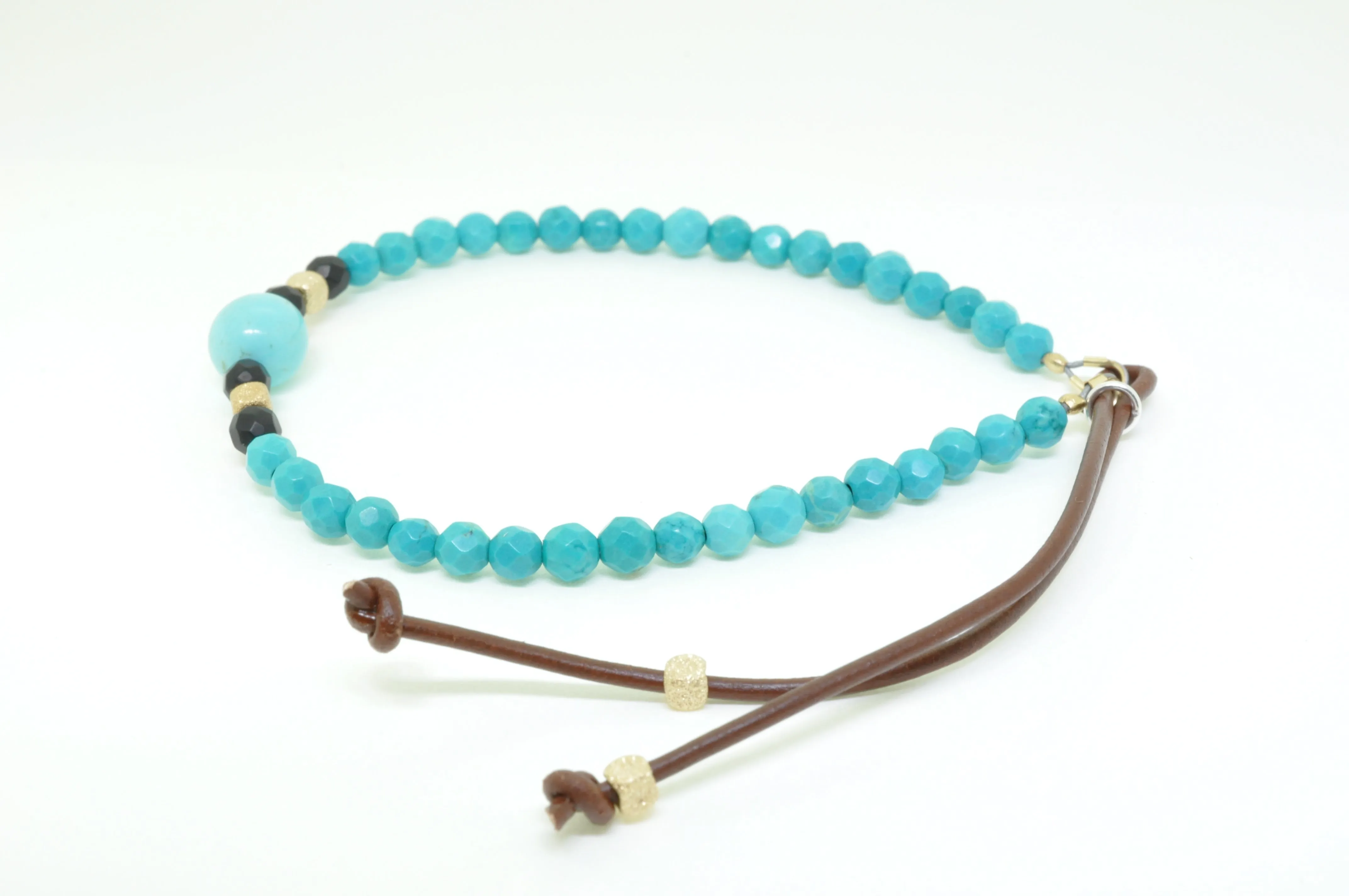 Men's Arizona Turquoise Beaded Bracelet