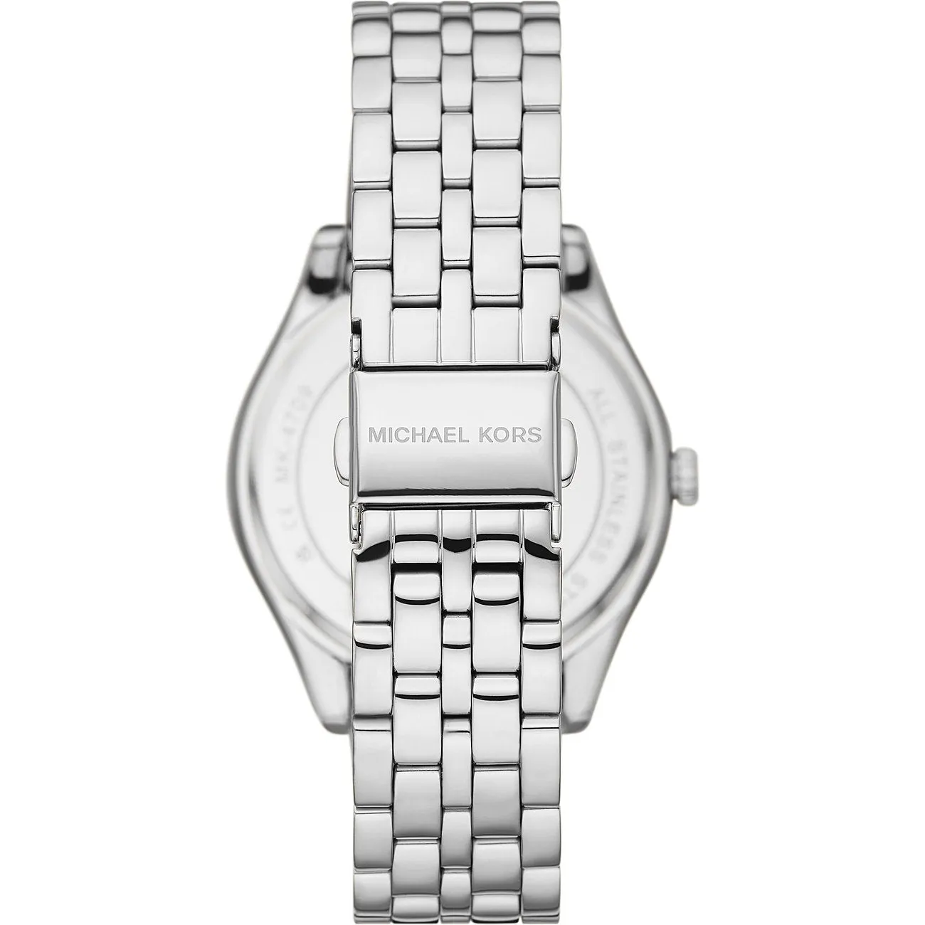 Michael Kors Harlowe Pavé Silver-Tone wristwatch, silver