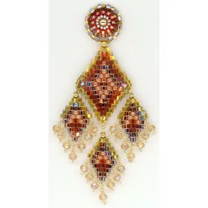 MIGUEL ASES DIAMOND DROP  PUMPKIN PATCH CHANDELIER