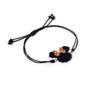 Minnie Mouse Beaded Bracelet