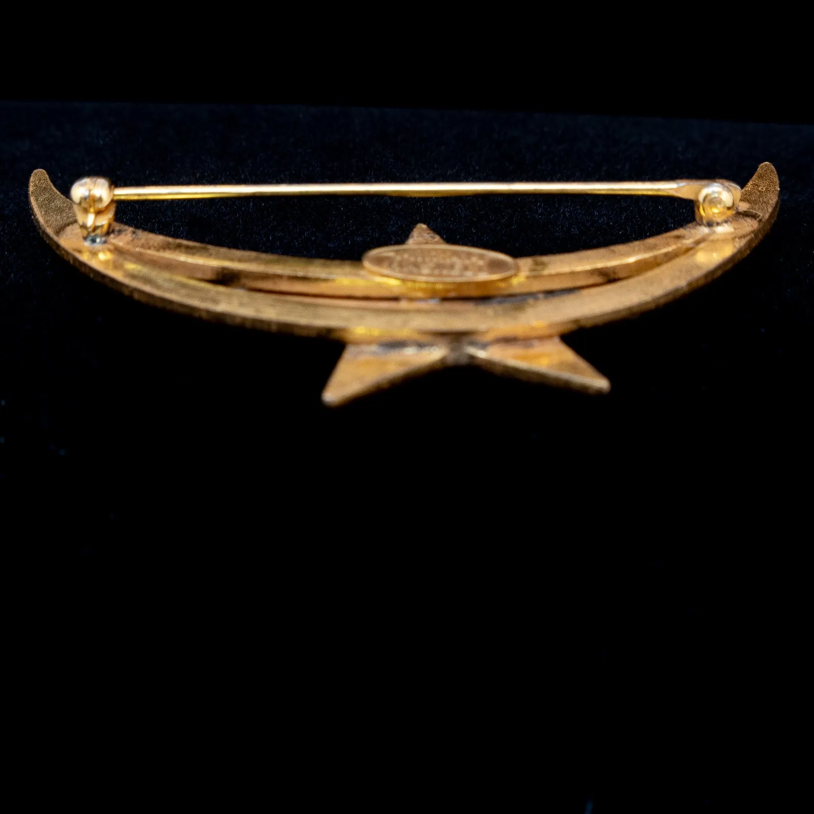 Miriam Haskell Moon and Star Brooch