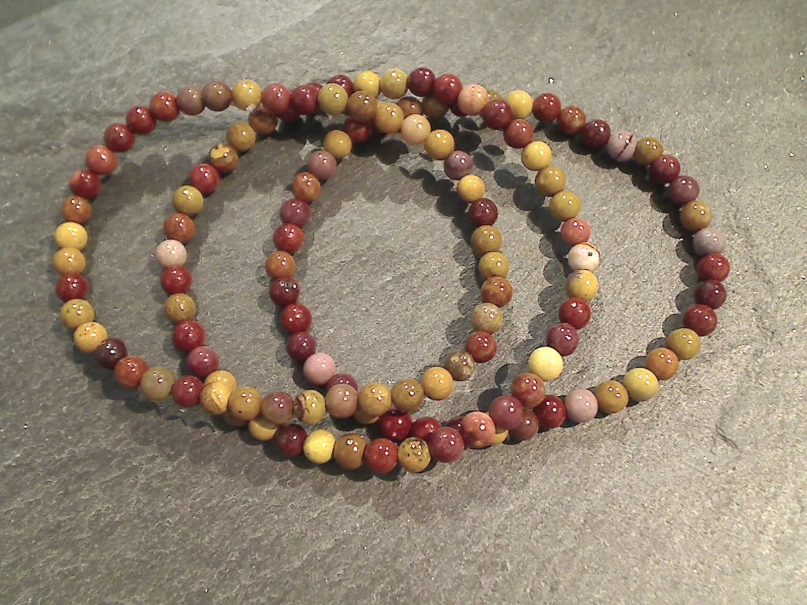 Mookaite Jasper 4MM Stretch Bracelet