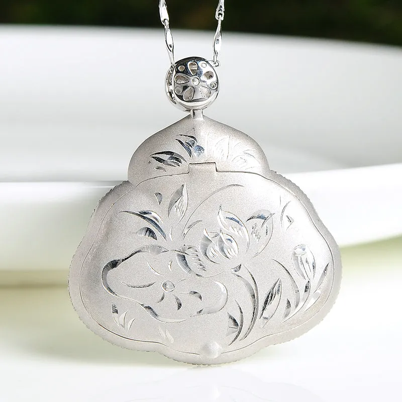 Natural Jade Pendant Jadeite Gold Buddha Pendant PT22