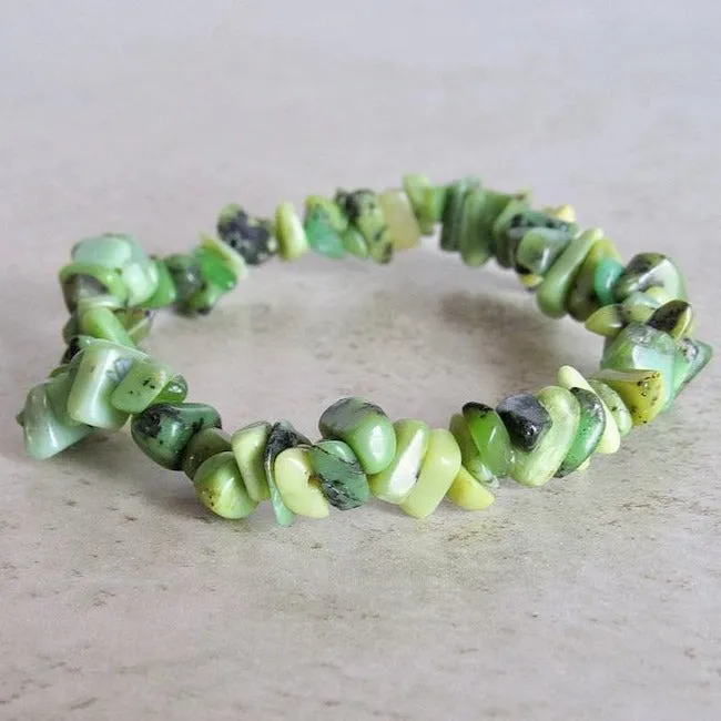 Natural Raw Gemstone Bracelets