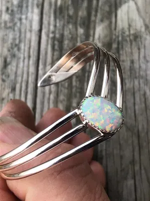 Navajo White opal sweater bracelet