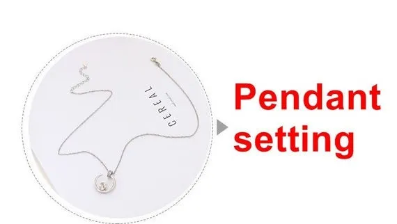 Necklace Pendant Setting Blank 9mm 1pc 2.2g 925 Sterling Silver Moon Shape Base for 1 Pearl Bead CZ Semi Mount Wholesale Available