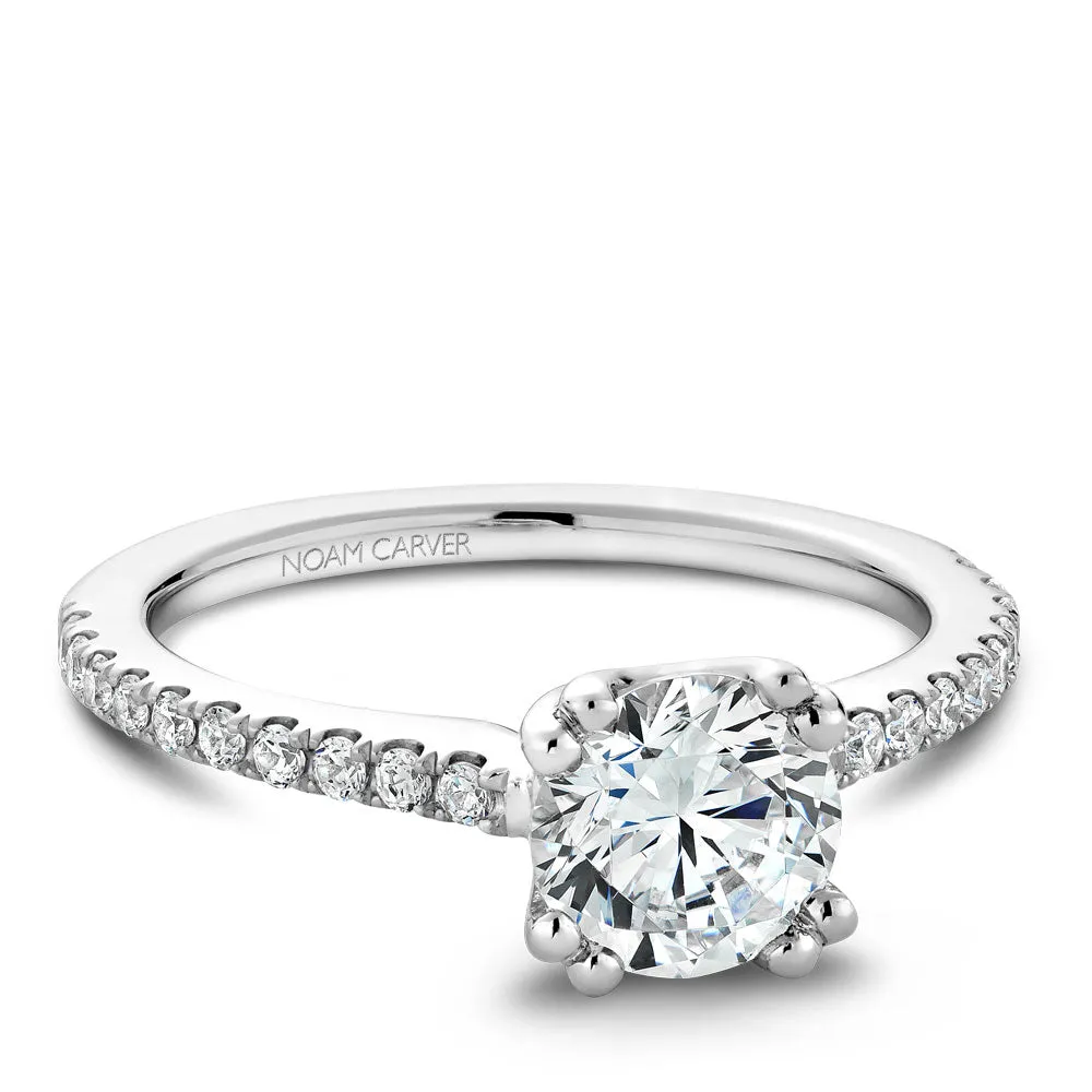 Noam Carver Engagement Ring - B001-01WM-100A