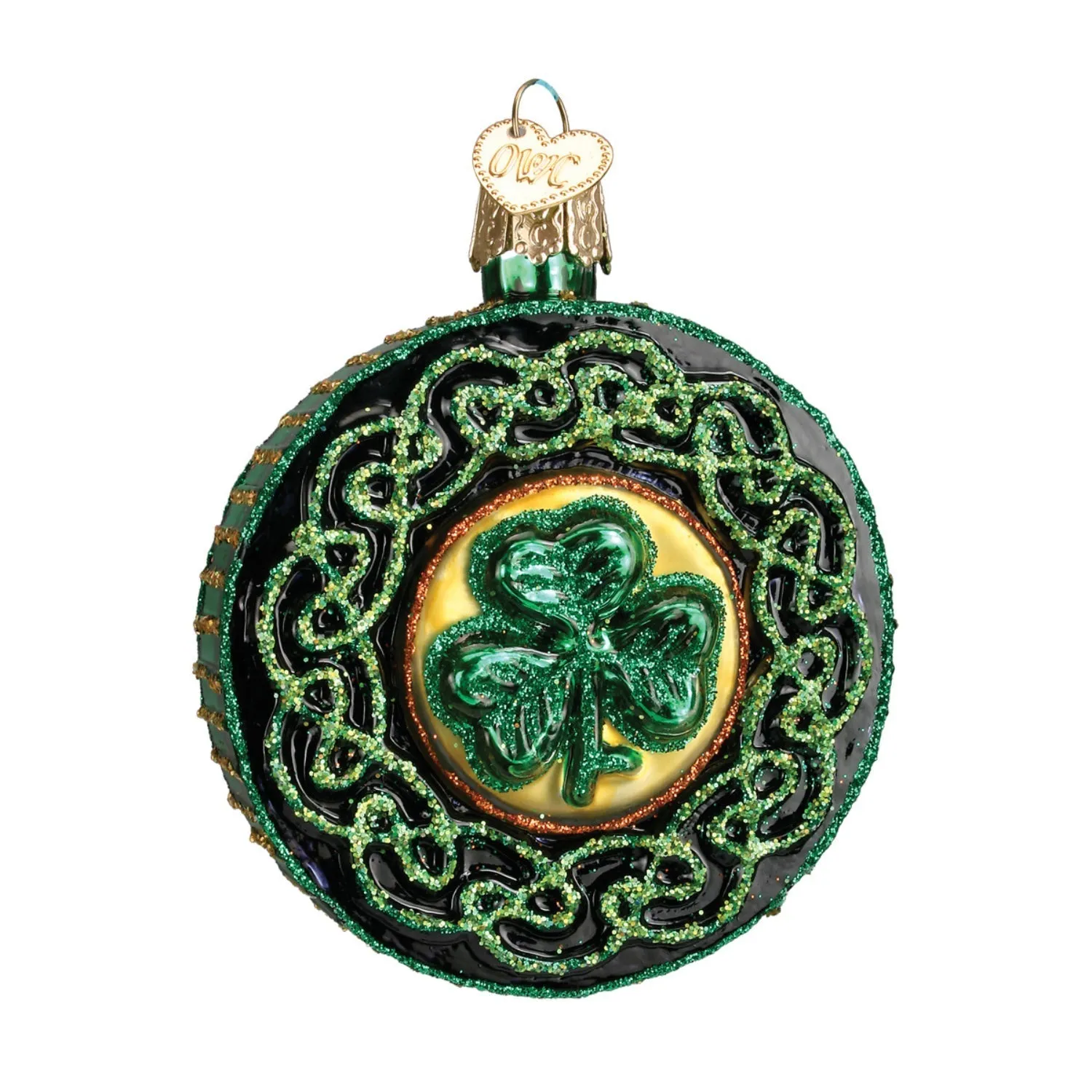 Old World Christmas Celtic Brooch Ornament