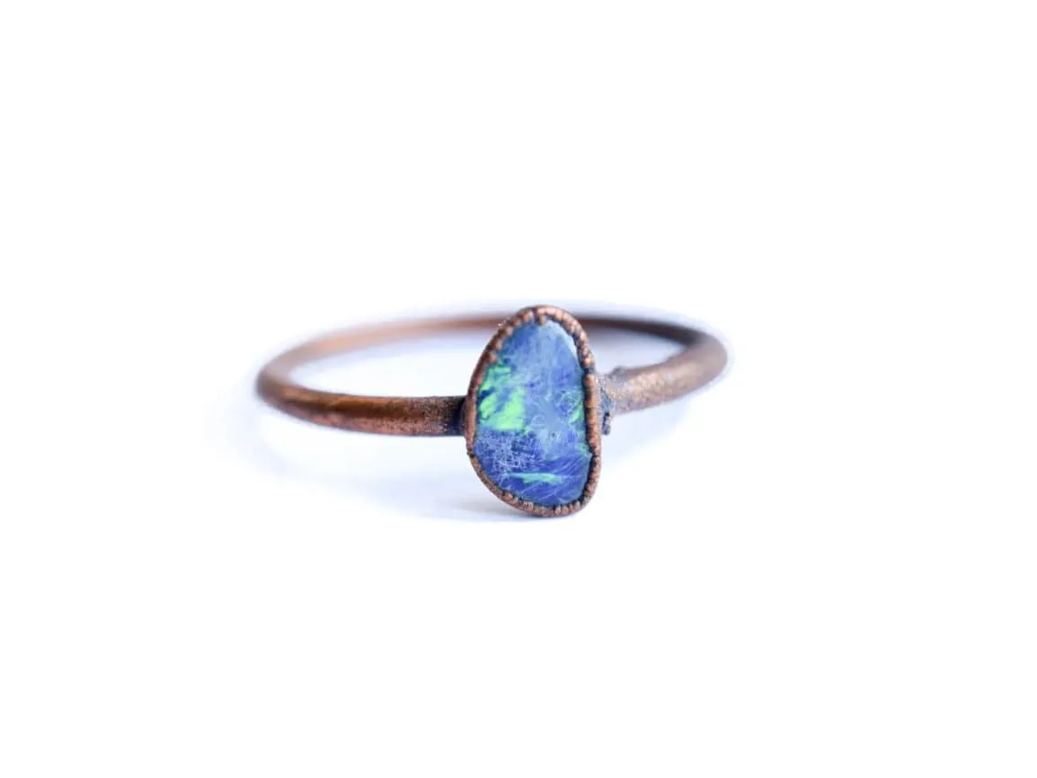 Opal stacking ring | Gemstone ring