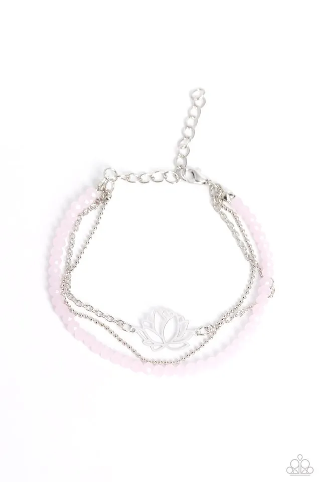 Paparazzi Bracelet ~ A LOTUS Like This - Pink