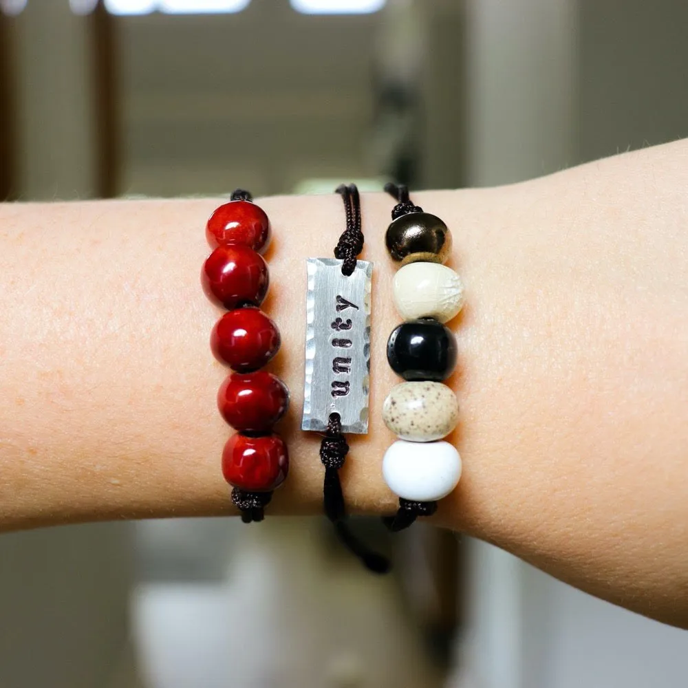 Peony Red Unity Bracelet