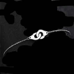 Personalized Stainless Steel Handcuffs Bracelet