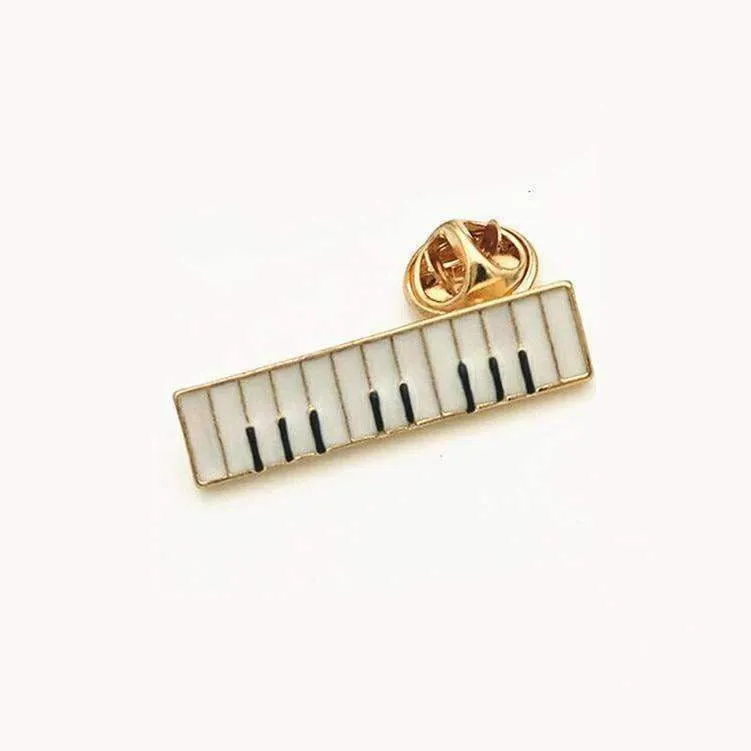 Piano Keyboard Brooch / Pin - Music Gift