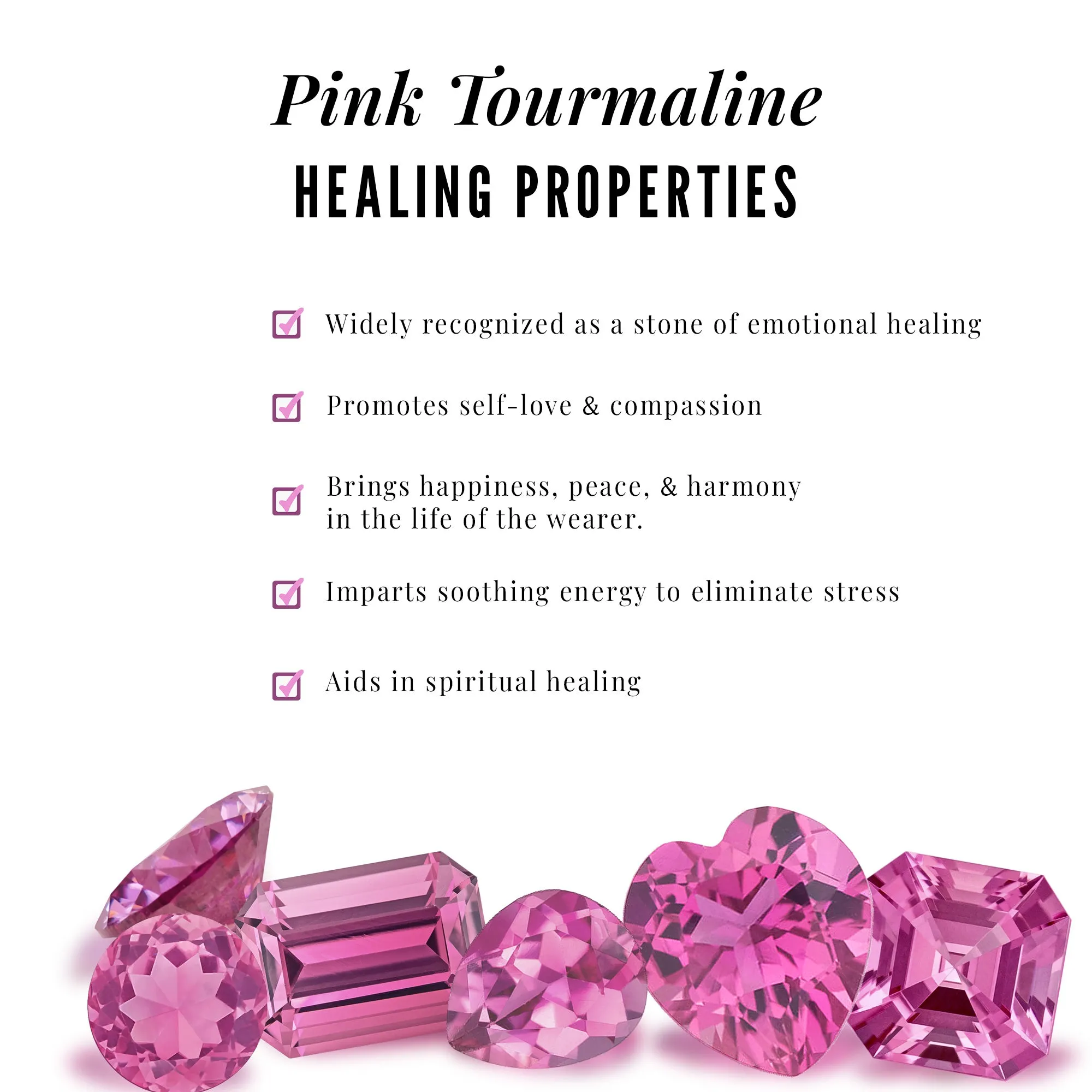 Pink Tourmaline Engagement Ring with Diamond Halo