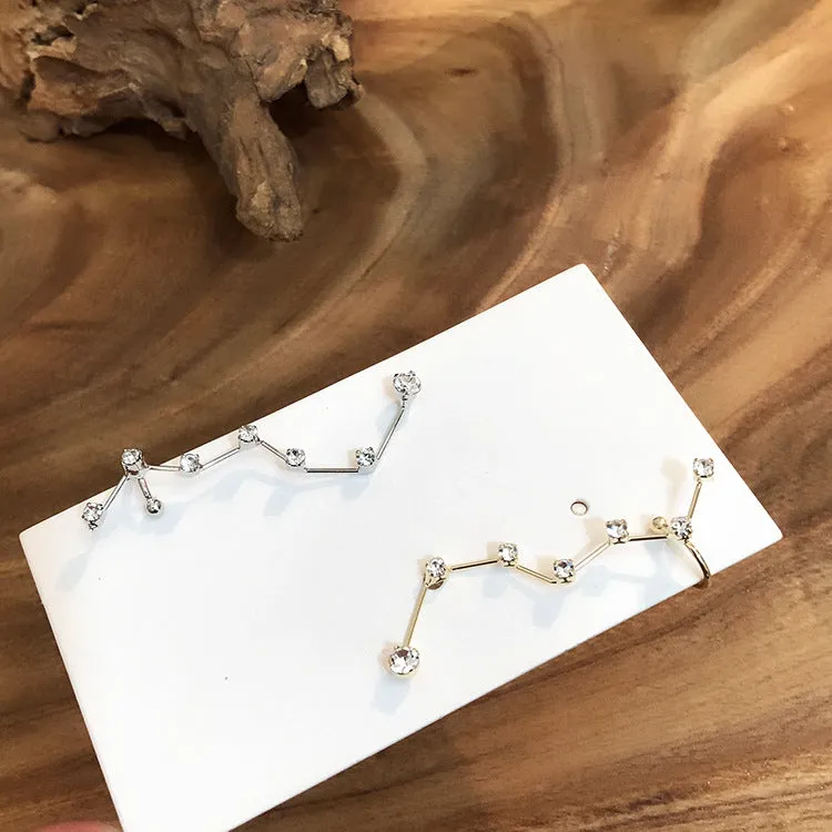 Qilianxing Zirconia Stud Earrings