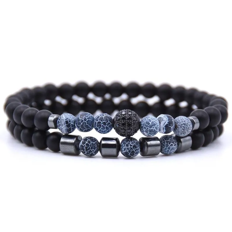 Robson Natural Stone Beaded Bracelet