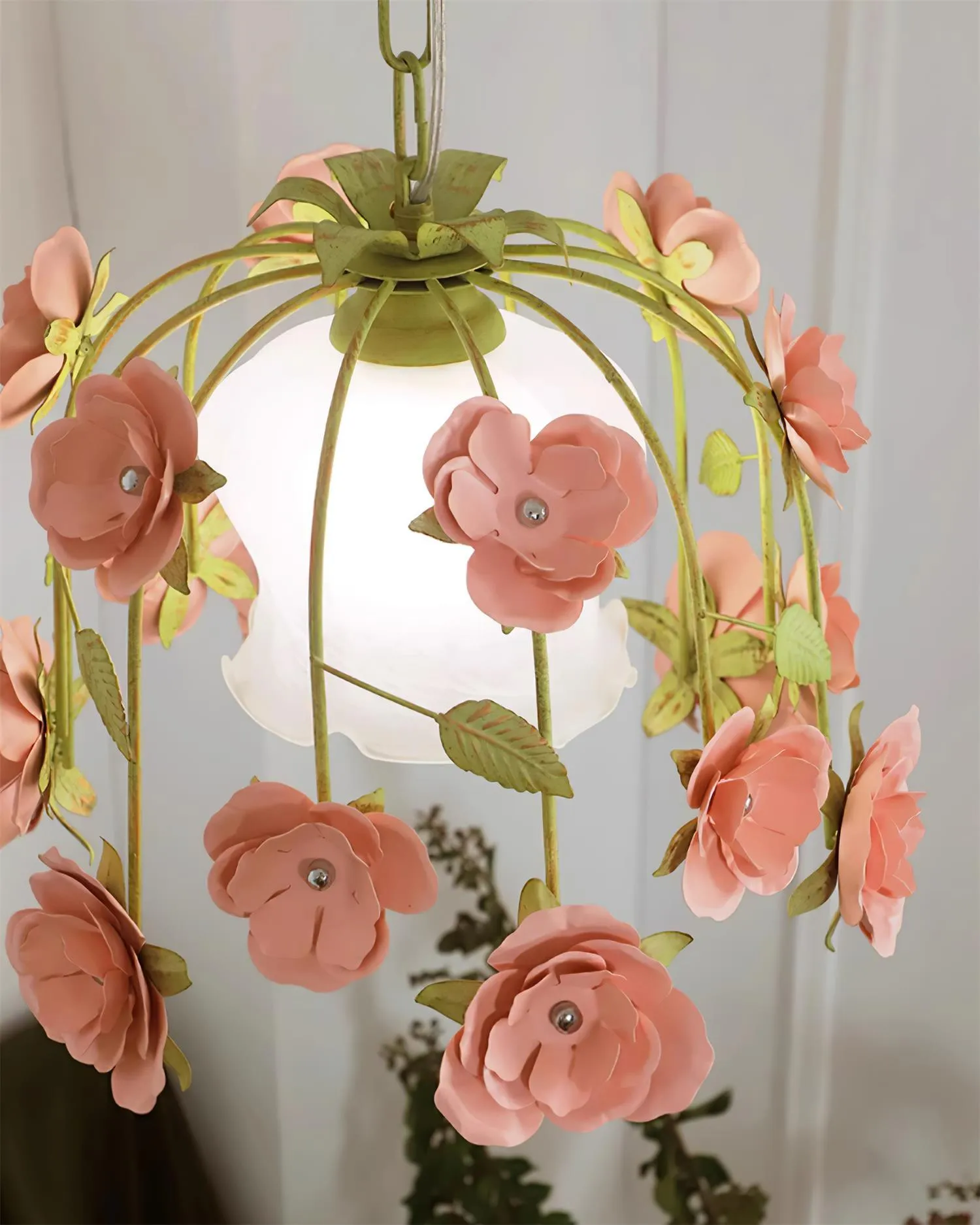 Romantische Flowers Pendant Lamp 13.7″- 47.2″
