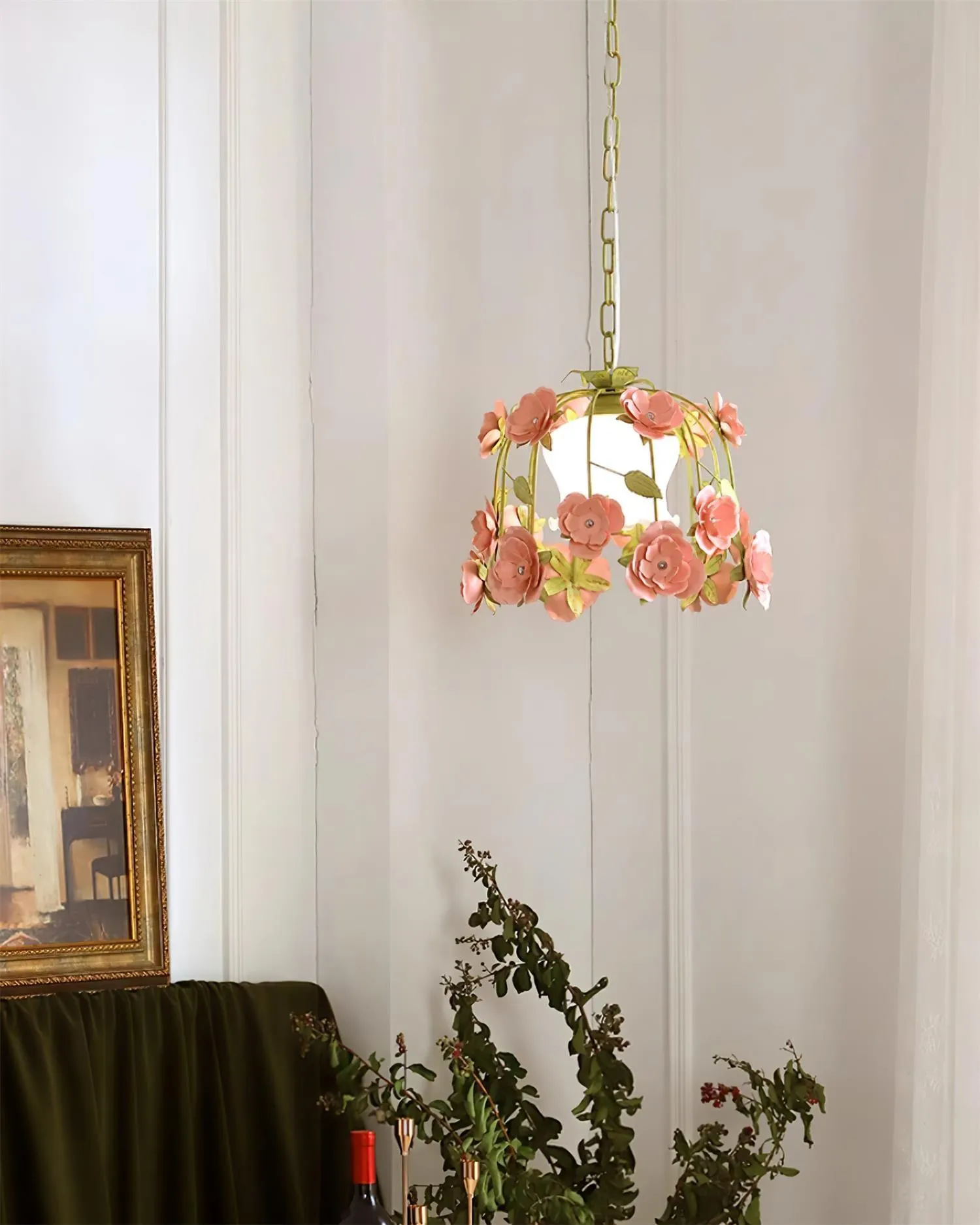 Romantische Flowers Pendant Lamp 13.7″- 47.2″