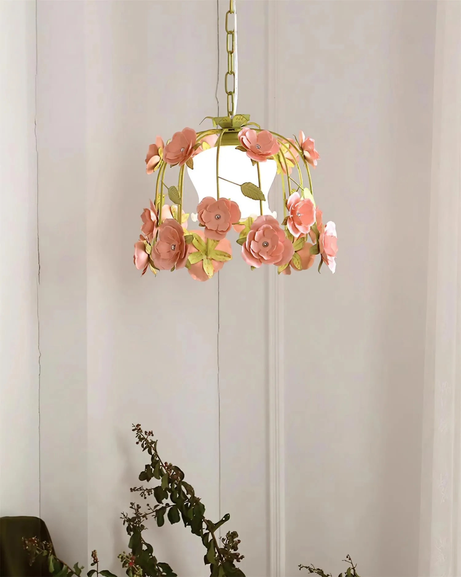 Romantische Flowers Pendant Lamp 13.7″- 47.2″