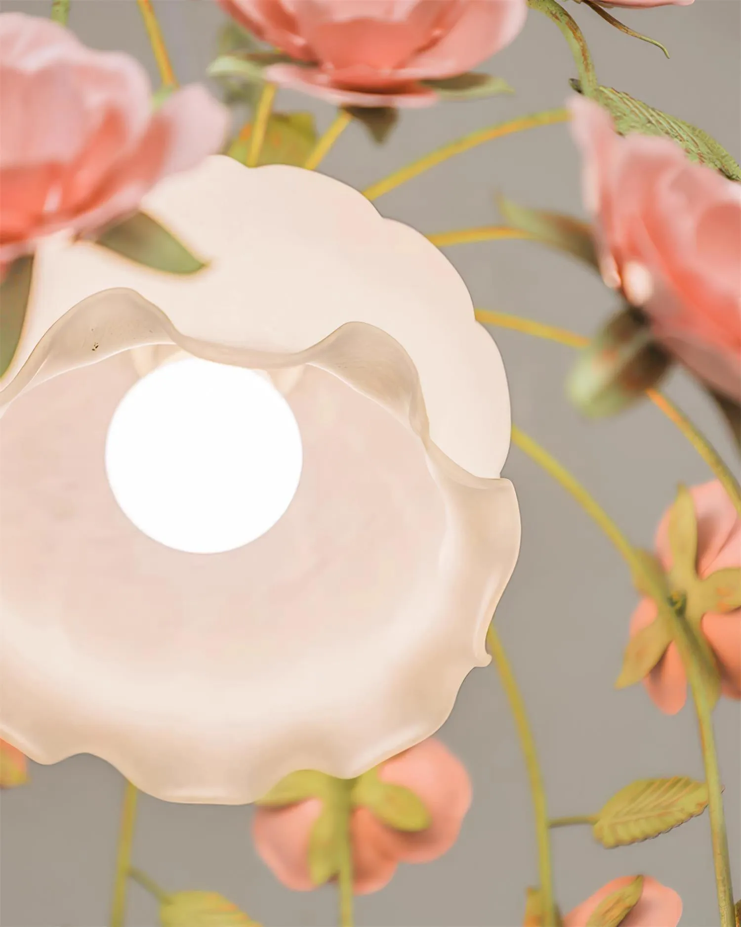Romantische Flowers Pendant Lamp 13.7″- 47.2″