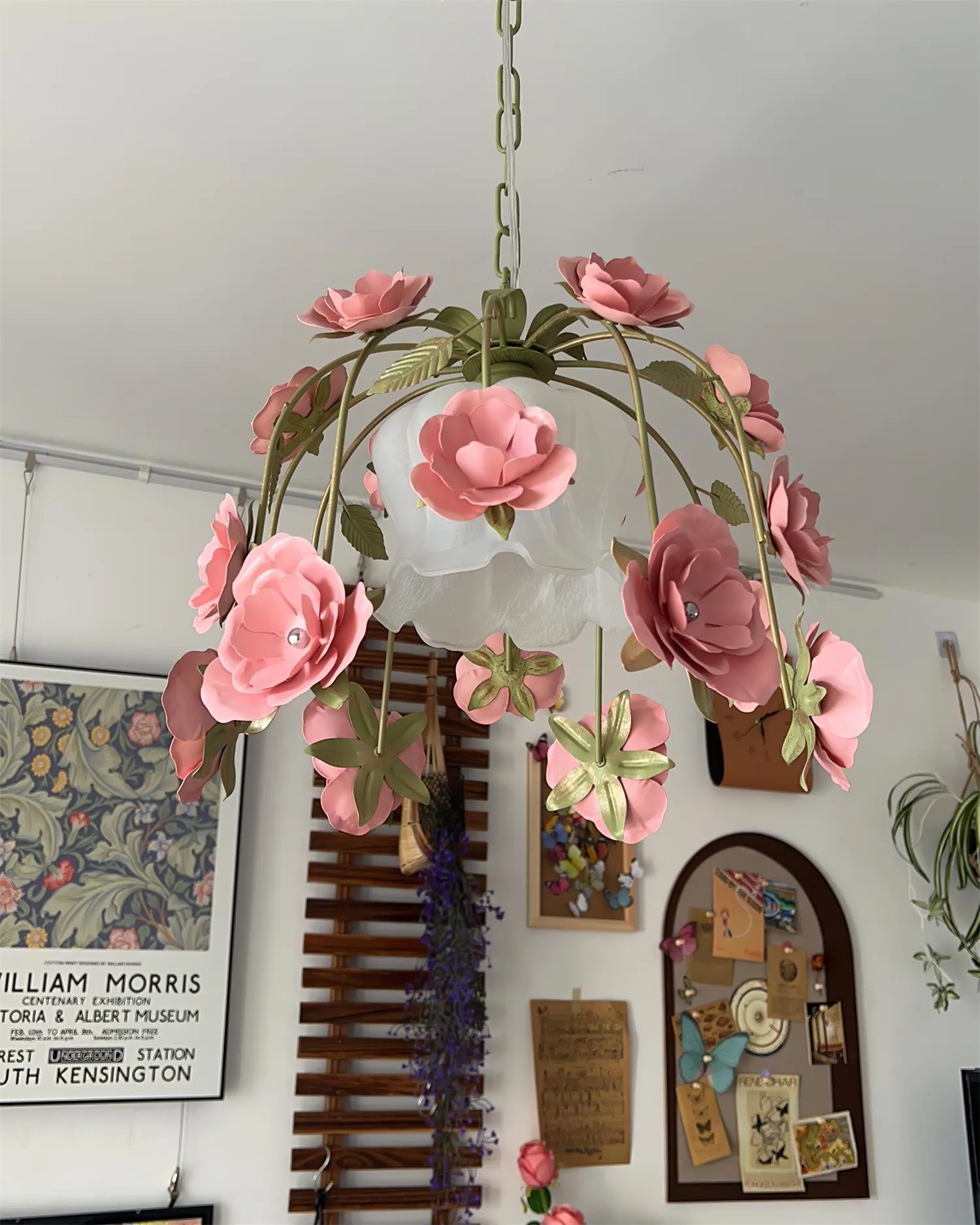 Romantische Flowers Pendant Lamp 13.7″- 47.2″