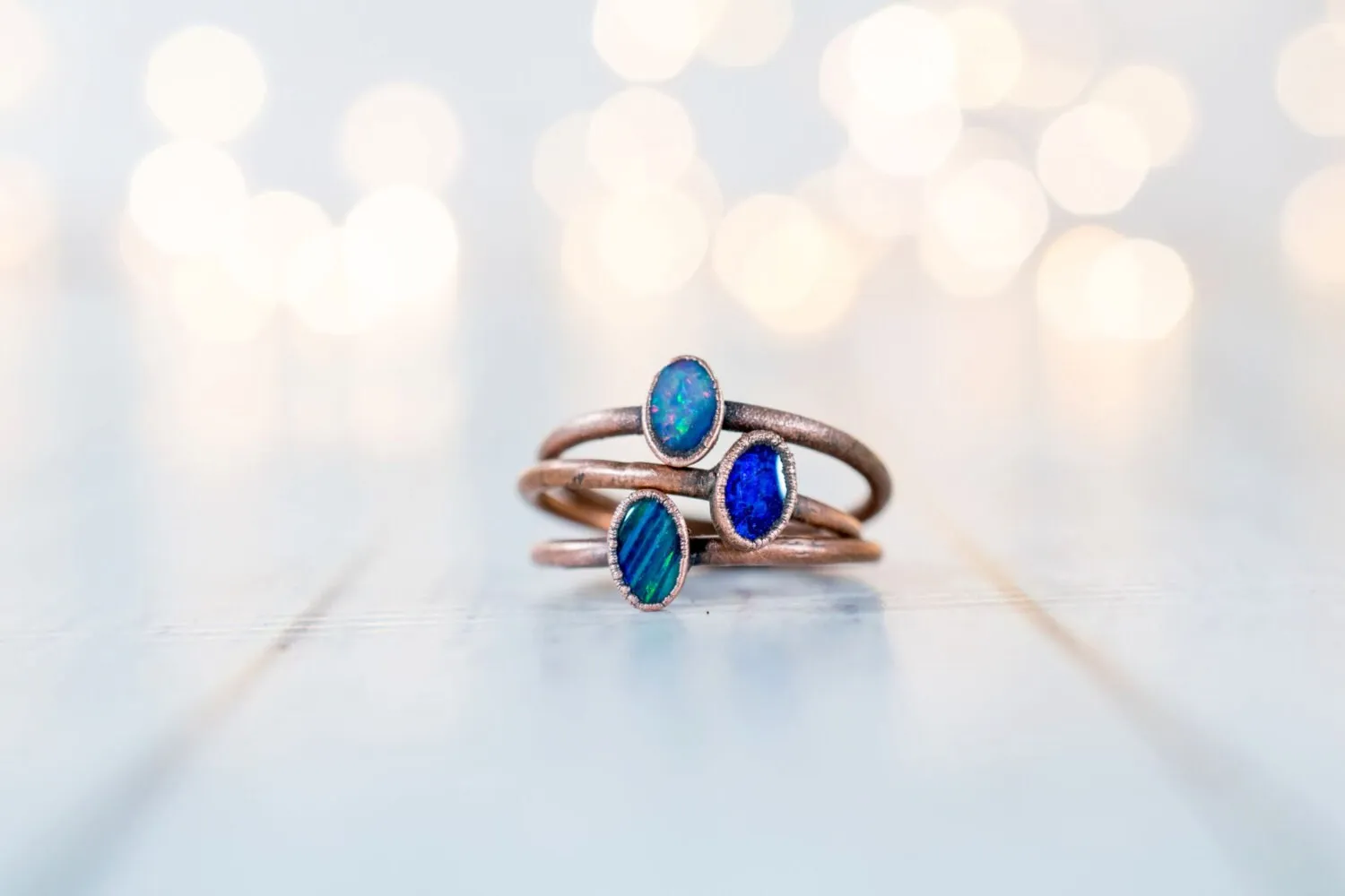 SALE Opal ring | Stacking birthstone ring