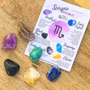 Scorpio Birthstones Crystal Set