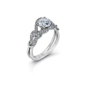Simon G White Gold Engagement Mounting