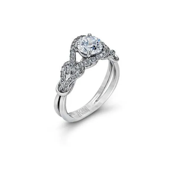 Simon G White Gold Engagement Mounting