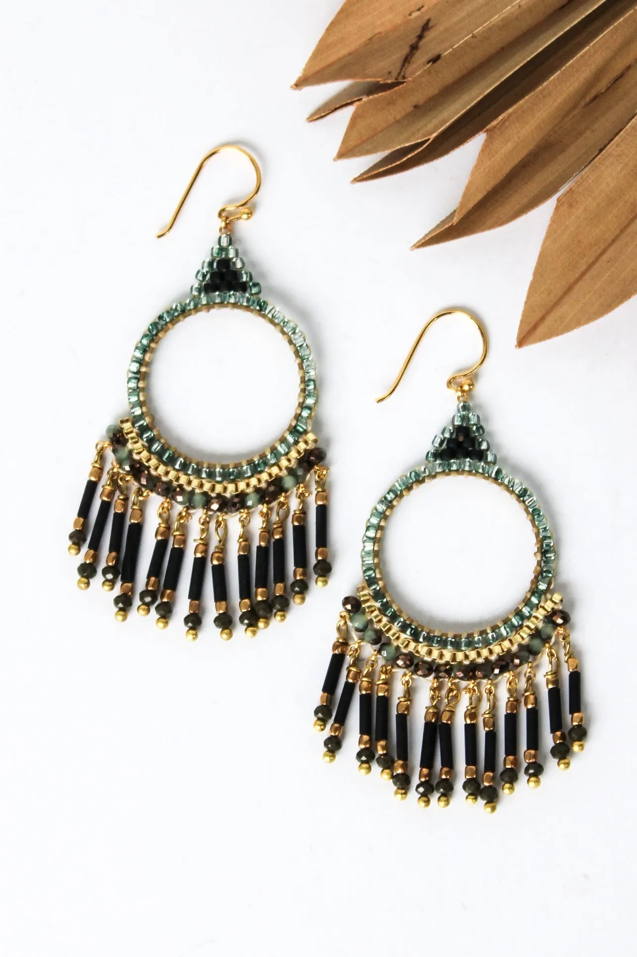 Sm Thai Round Chandelier Earrings