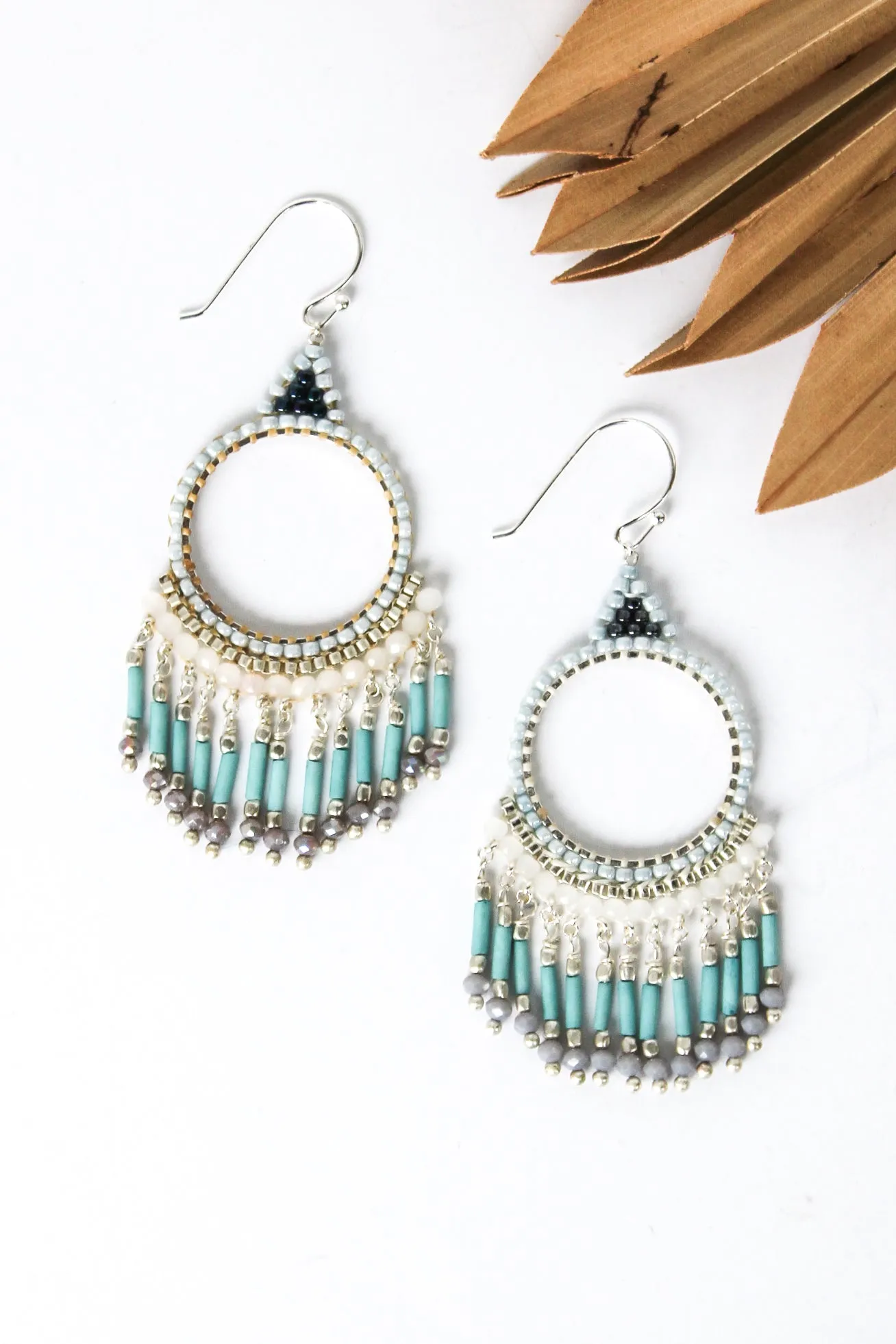 Sm Thai Round Chandelier Earrings